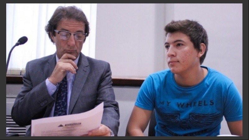 Federico Gómez, el joven que manejaba el auto alcoholizado