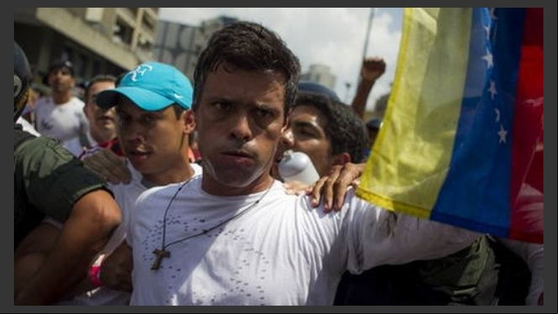López estuvo en el cárcel de Ramo Verde desde el 18 de febrero de 2014.