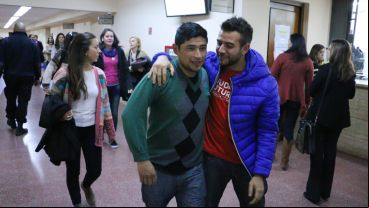 El hijo de la víctima presenció la audiencia y salió conforme.