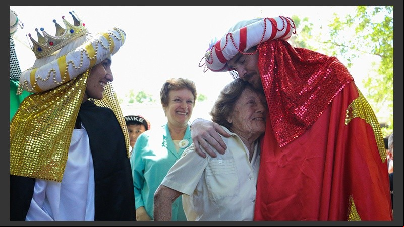Los más grandes también disfrutaron de los Reyes Magos.
