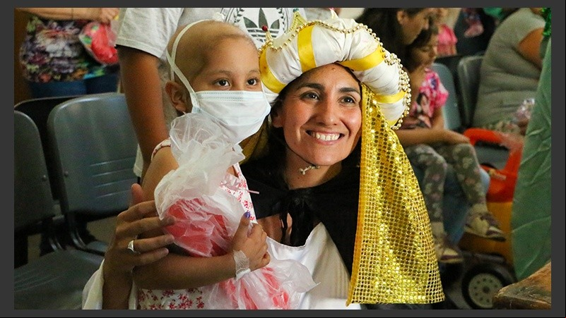 Durante las últimas semanas hubo colecta de juguetes. Los niños, contentos.