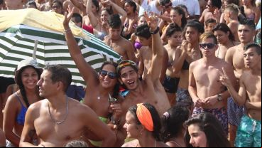 El público cantó y bailó durante toda la tarde.