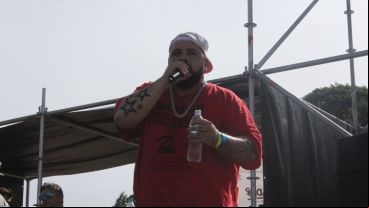 La banda de hip hop, Purple House, realizó su estreno en Cultura Más Vos.