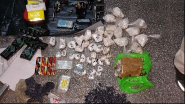 Se incautaron 32 kilos de cocaína y más de 83 kilos de marihuana.