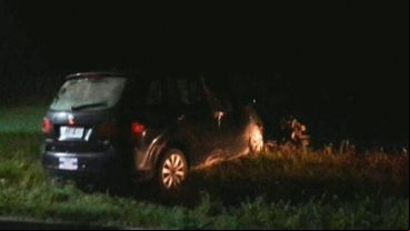 La Surán impactó de frente contra el Fiat Palio.