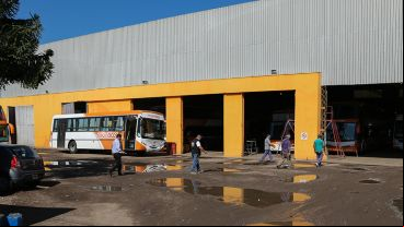 El galpón de Sabín al 900 bis fue uno de los lugares allanados este lunes y martes.