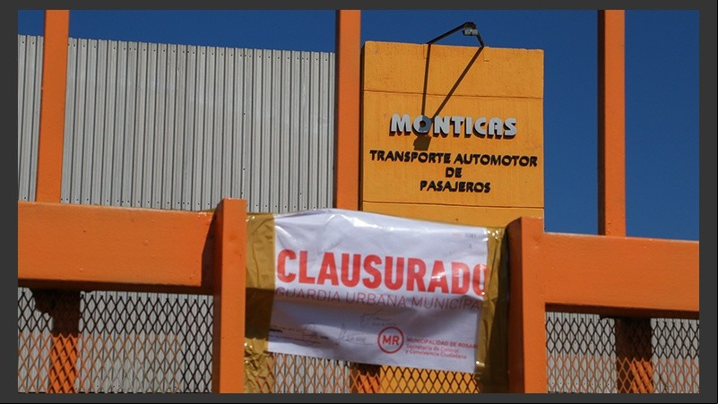 No va más: Monticas no prestará más servicio.