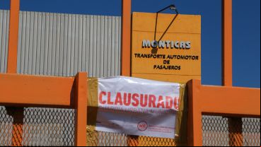 No va más: Monticas no prestará más servicio.