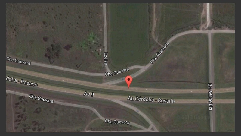 El hecho se produjo en el kilómetro 304 de la autopista.