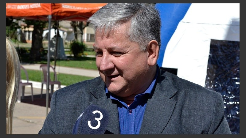 El presidente comunal de Timbúes, Amaro González, presente en Cultura Más Vos.