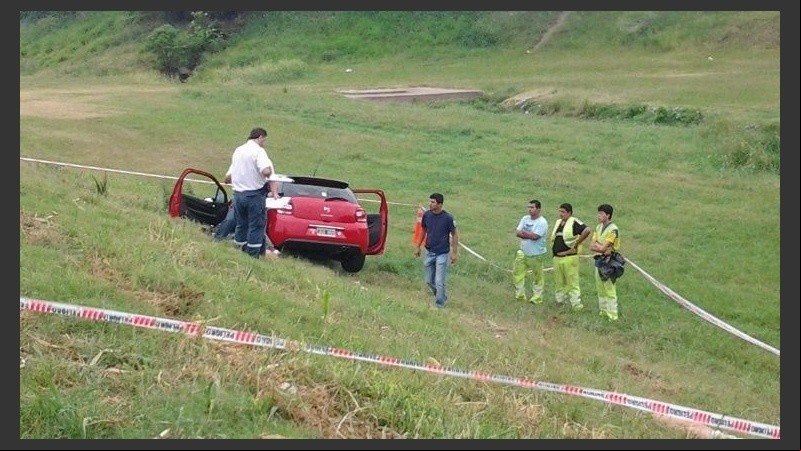 La escena del doble crimen. 