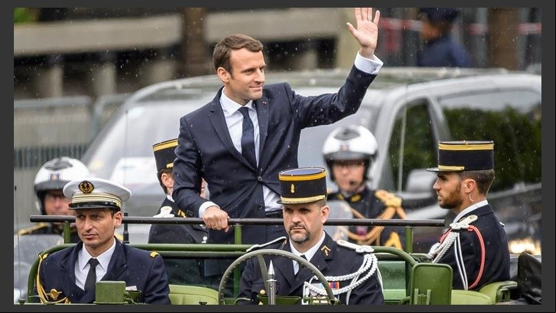 Macron venció a Marine Le Pen en el balotaje del domingo pasado.