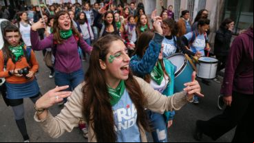 Postales de la movilización "Ni una menos" en Rosario. (Alan Monzón/Rosario.com)