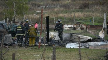 Hubo un incendio que fue controlado por los bomberos luego de la balacera.