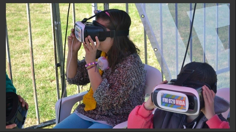 Los juegos de realidad virtual, entre los preferidos de los chicos.