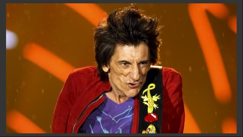 Ron Wood, el guitarrista de los Rolling Stones.