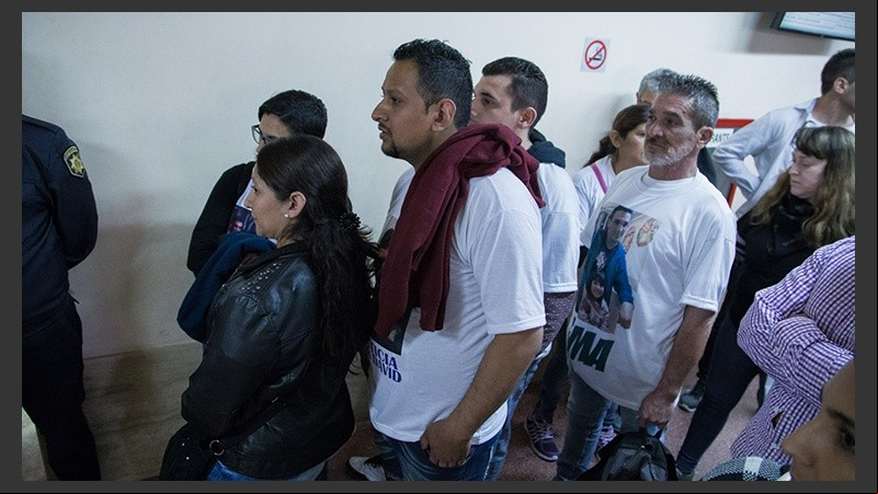 Familiares de las víctimas en la audiencia.