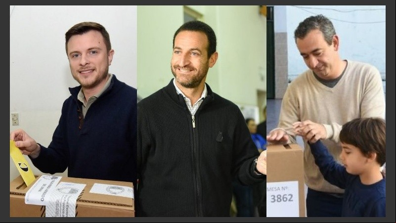 López Molina, Sukerman y Javkin; los tres primeros.