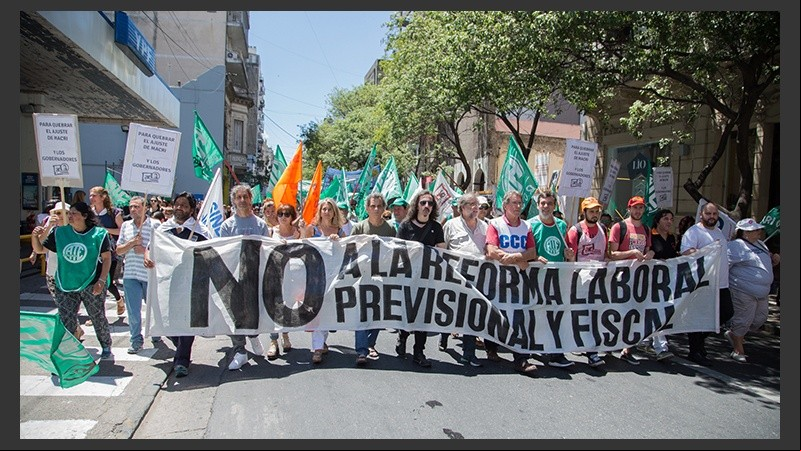 La movilización fue contra las reformas que impulsa el Ejecutivo nacional.