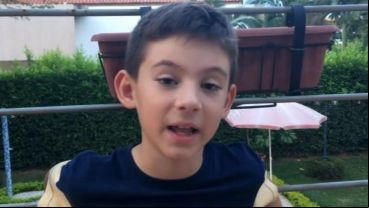 La tierna imagen de Federico, que habló del Asperger.