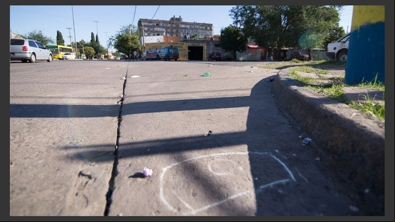 La zona donde se registró el doble crimen a principio de año. 
