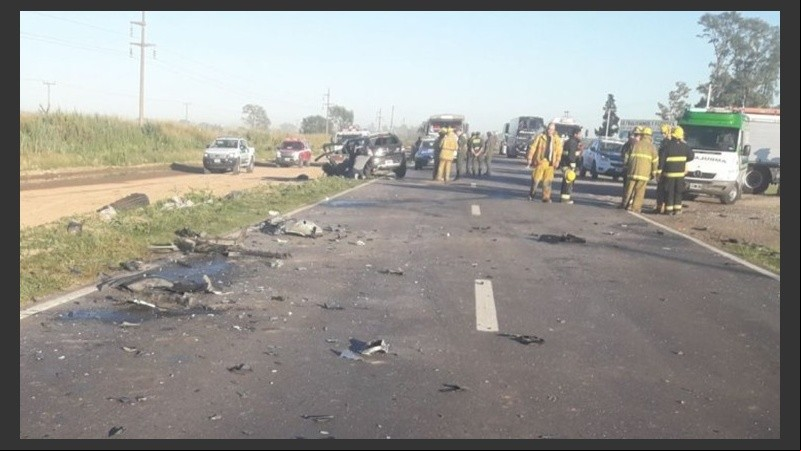 El accidente ocurrió este domingo a la madrugada.
