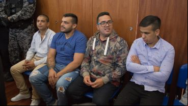 Chamorro, Vilches, Guille Cantero y Monchi, este martes en el juicio.