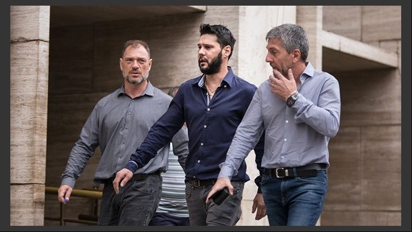 Matías Messi en los Tribunales rosarinos en diciembre pasado.