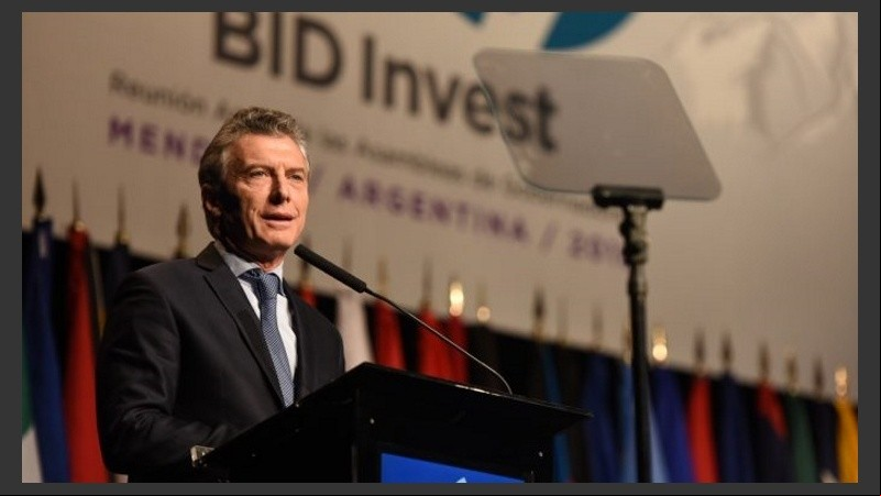 Macri habló del Día de la Memoria en Mendoza. 