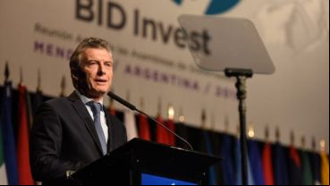 Macri habló del Día de la Memoria en Mendoza.