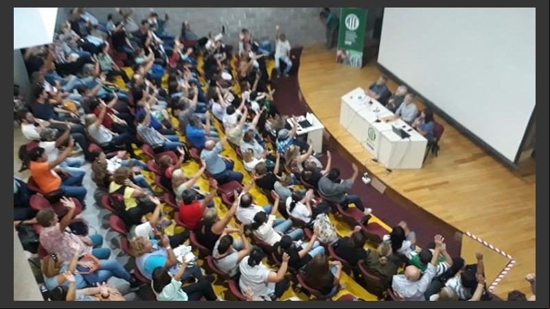 El plenario se desarrolló este miércoles en la sede gremial.