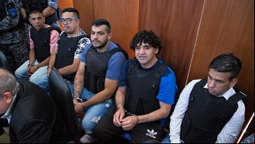 De izquierda a derecha: Chamorro, "Guille" Cantero, Vilches, "El Viejo" Cantero y Monchi Cantero.