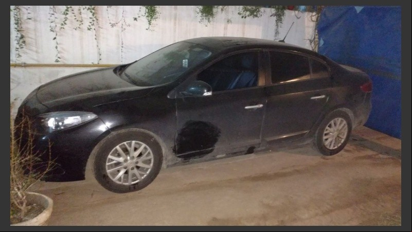 Uno de los autos incautados en los procedimientos.