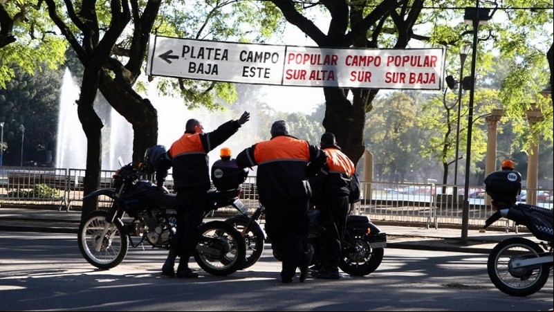 Se desplegó un operativo de tránsito, control y seguridad en la zona.