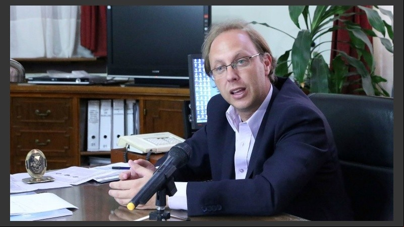 El ministro de Economía, Gonzalo Saglione.