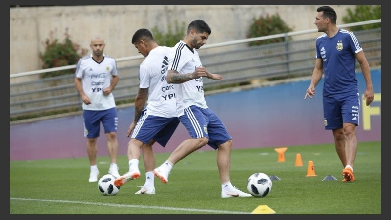 La selección se prepara para el Mundial de Rusia.