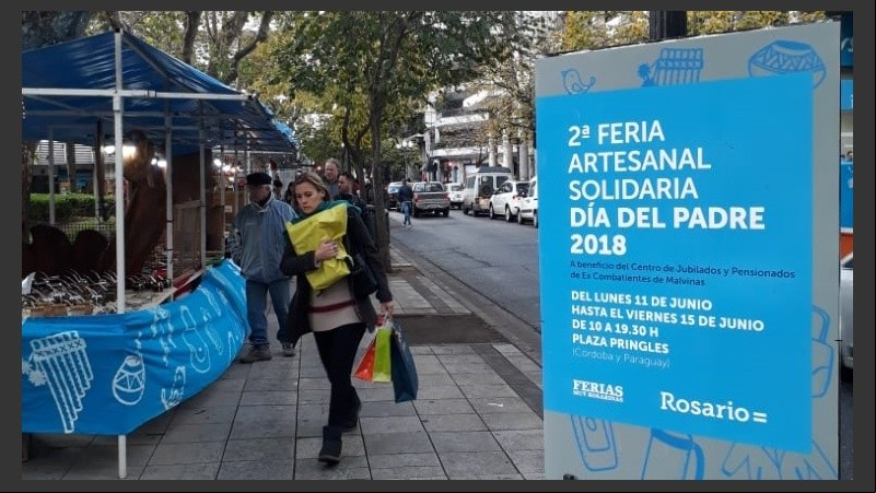 La feria por el Día del Padre y una participación confusa.