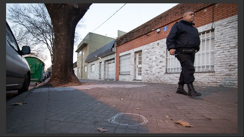 La zona donde anoche ocurrió el nuevo ataque. 