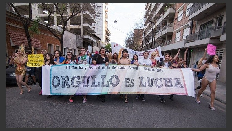 Una imagen de la masiva marcha del orgullo, en octubre pasado.
