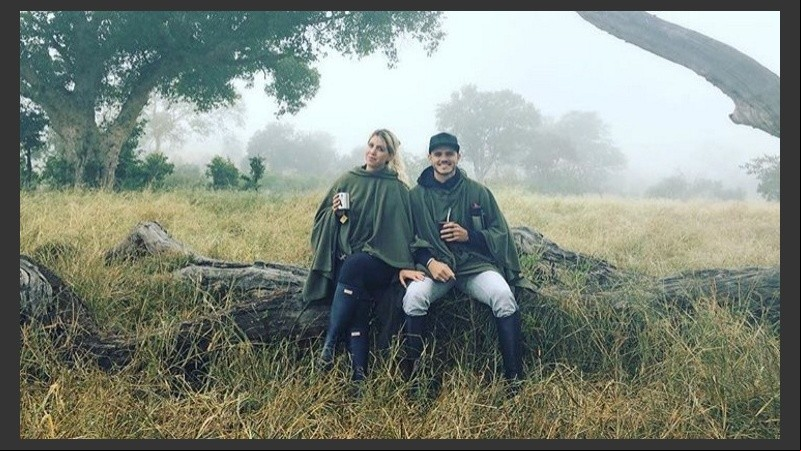 Wanda y Mauro en su reciente viaje por África. 