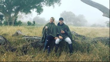 Wanda y Mauro en su reciente viaje por África.