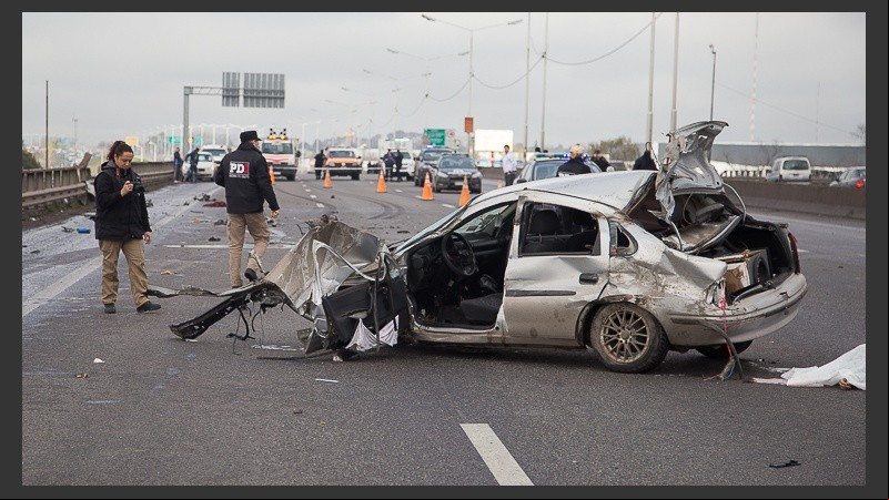 El accidente ocurrió en Circunvalación y Cerrito.