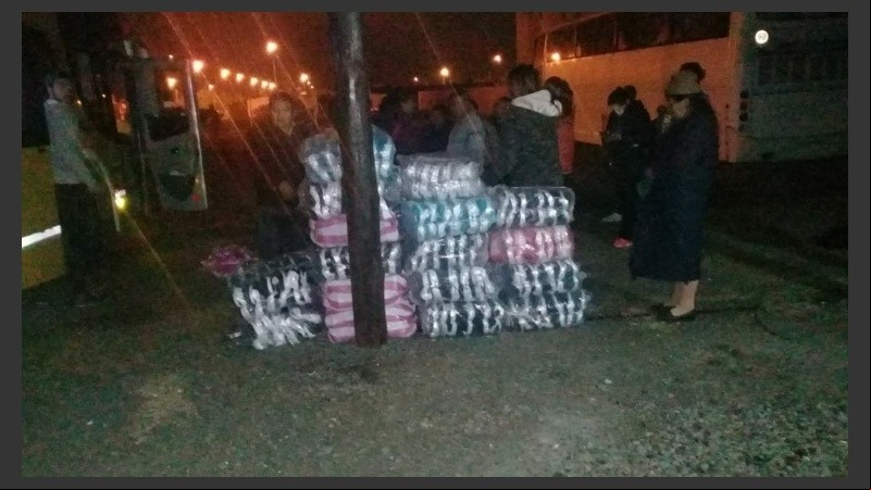 La mercadería fue hallada por Gendarmería Nacional.