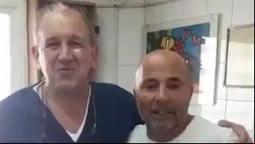 El Zurdo estuvo en una clínica de la zona sur.