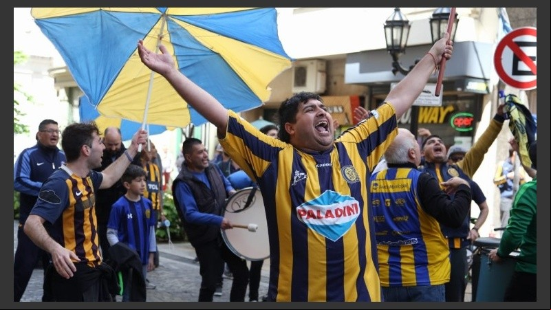 El banderazo canalla en Buenos Aires.