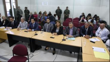 La lectura de la sentencia en los Tribunales federales.