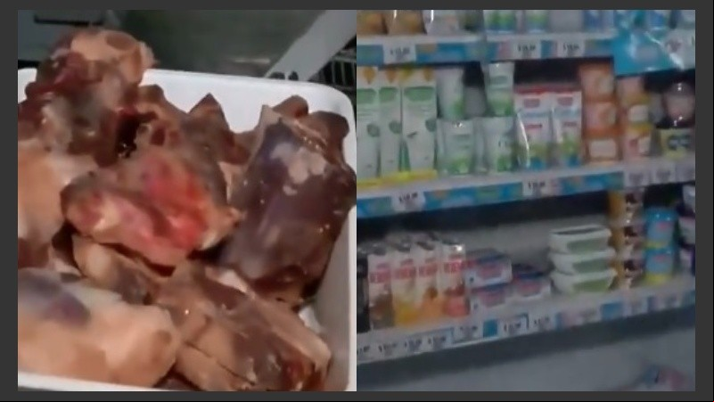 Parte de la mercadería que los comerciantes deberán tirar.