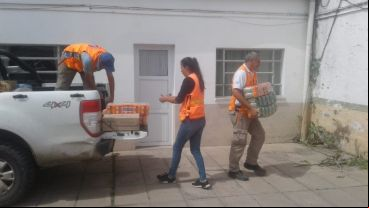 Las donaciones serán derivadas a poblaciones afectadas por las inundaciones.