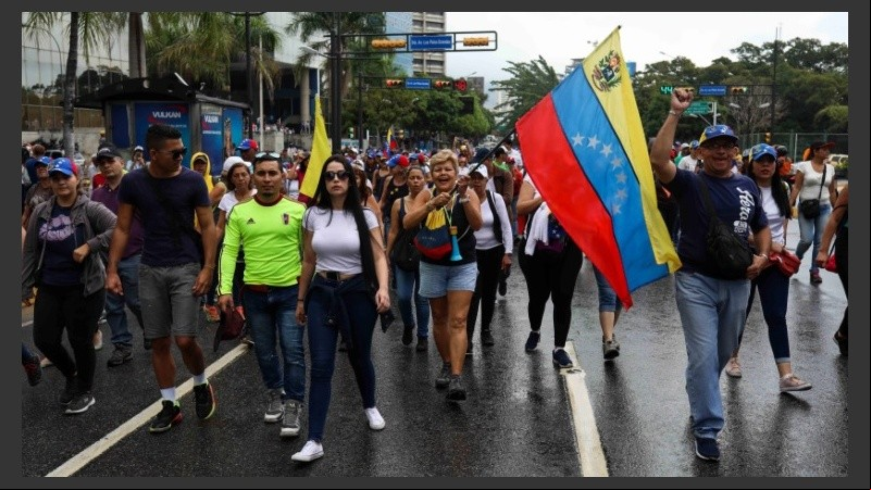 Las marchas en Caracas esta vez se replicaron en todos los estados.