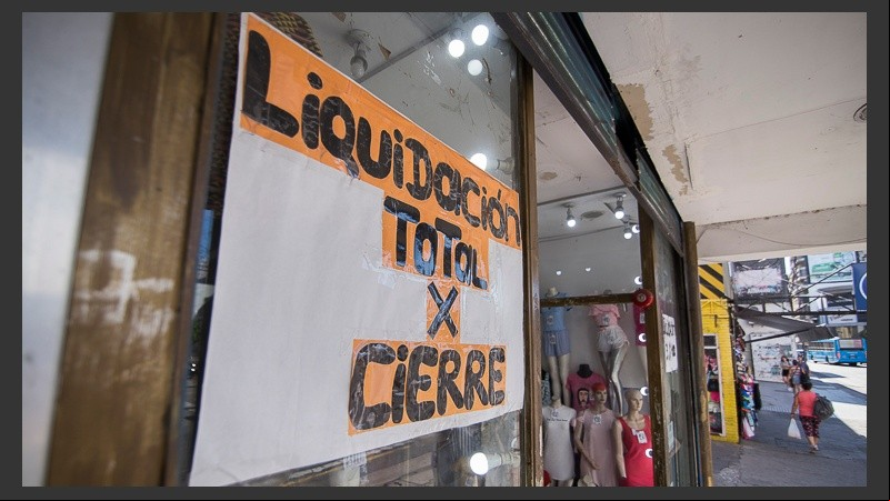 La caída en las ventas hizo cerrar varios comercios.